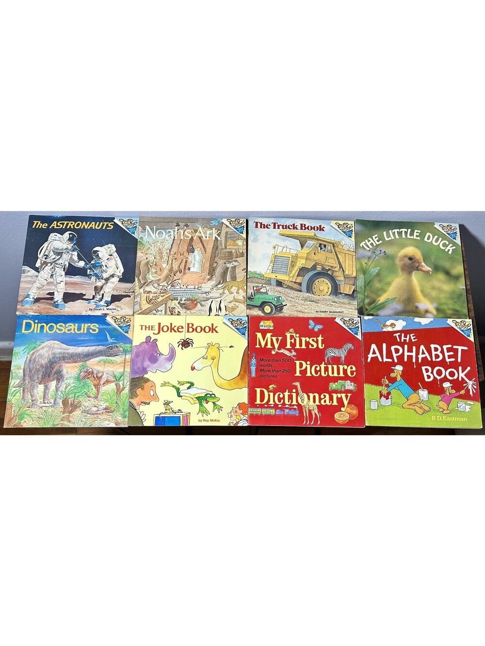 Vintage 1980s Random House Kids Bundle Of 8 Books- Astronauts, Dinosaurs & More